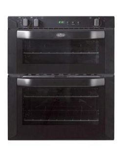 Belling Bi70Fp 60Cm Built-Under Double Fan Electric Oven - Black